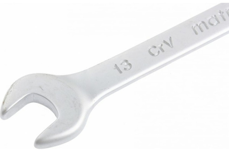 Купить Ключ комбинированный 13мм CR- V 15109 матовый хром MATRIX фото №4