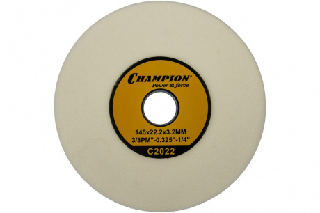 Купить Заточной диск CHAMPION (3/8 РМ", 0.325", 1/4) 145*3,2*22,2     С2022 фото №1
