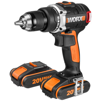 Купить Дрель аккумуляторная WORX BL WX175 20V 2,0Ач кейс фото №2